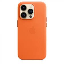 Apple iPhone 14 Pro Leather Case with MagSafe - Orange (MPPL3) (EU)