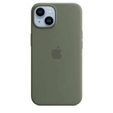 Apple iPhone 14 Silicone Case with MagSafe - Olive (MQU83) (EU)