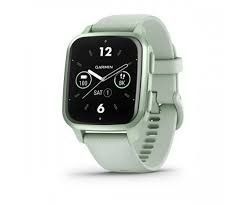Garmin Venu Sq 2 Metallic Mint Aluminum Bezel with Cool Mint Case and Silicone Band (010-027)01-02/12