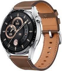 HUAWEI Watch GT 3 46mm Stainless Steel/Brown Leather Strap (JPT-B29)