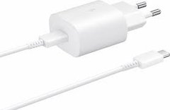 Samsung USB-C Wall Charger with Cable USB-C 25W White (EP-TA800XWEGRU)