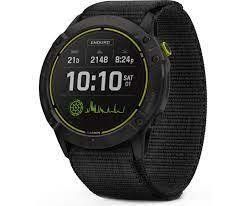 Garmin Enduro Carbon Gray Titanium with Black UltraFit Nylon Strap (010-02408-01/11)