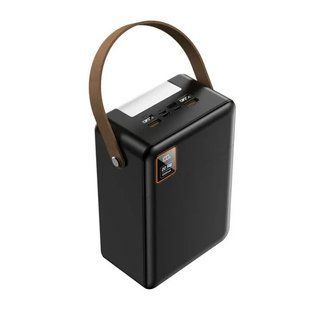 Topomax Travel Series 80000mAh (4USB/Type-C/Micro/Lightning/22.5W)- чорний
