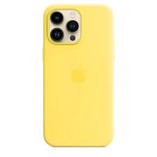 Apple iPhone 14 Pro Max Silicone Case with MagSafe - Canary Yellow (MQUL3) (EU)