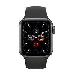 Apple Watch Series 5 GPS 40mm Space Gray Aluminum w. Black b.-