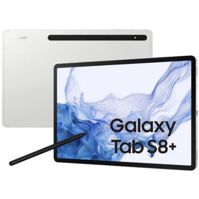 Samsung Galaxy Tab S8 Plus 12.4 8/256GB 5G Silver (SM-X806BZSB)