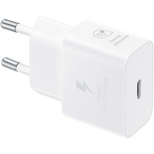 Samsung 25W PD Power Adapter (with Type-C cable) White (EP-T2510XWE) (EU)