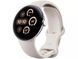 Google Pixel Watch 4 41mm LTE Polished Silver Aluminum case / Iris Active Band