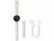 Google Pixel Watch 4 41mm LTE Polished Silver Aluminum case / Iris Active Band