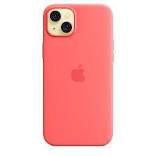 Apple iPhone 15 Plus Silicone Case with MagSafe - Guava (MT163) (EU)