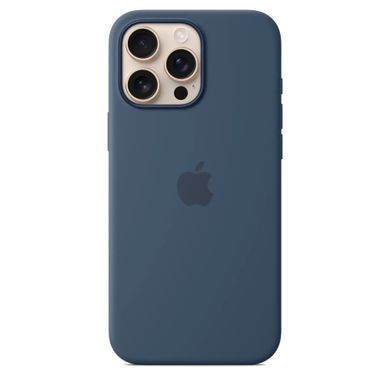 Apple iPhone 16 Pro Max Silicone Case with MagSafe - Denim (MYYU3) (EU)