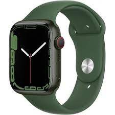 Apple Watch Series 7 GPS + Cellular 45mm Green Aluminum Case with Clover Sport Band (MKJ93) (US)