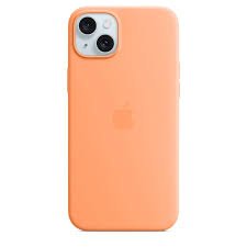 Apple iPhone 15 Plus Silicone Case with MagSafe - Orange Sorbet (MT173) (EU)
