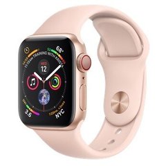 Apple Watch Series 4 GPS + LTE 40mm Gold Alum. w. Pink Sand Sport b. Gold Alum. (MTUJ2, MTVG2) US