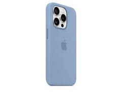 Apple iPhone 15 Plus Silicone Case with MagSafe - Winter Blue (MT19) (EU)