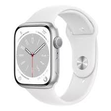 Apple Watch Series 8 GPS 41mm Silver Aluminum Case with White S. Band (MP6K3, MP6L3)