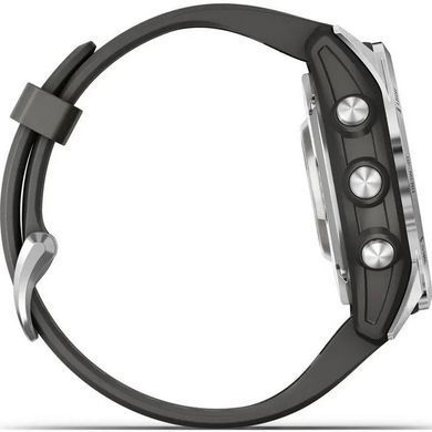 Garmin Fenix 7S Pro Solar Silver w. Graphite Band (010-02776-00/01)