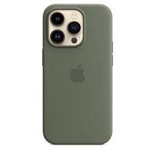 Apple iPhone 14 Pro Silicone Case with MagSafe - Olive (MQUH3) (EU)