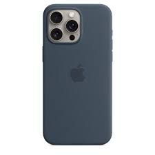 Apple iPhone 15 Pro Max Silicone Case with MagSafe - Storm Blue (MT1P3) (EU)