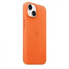 Apple iPhone 14 Leather Case with MagSafe - Orange (MPP83) (EU)