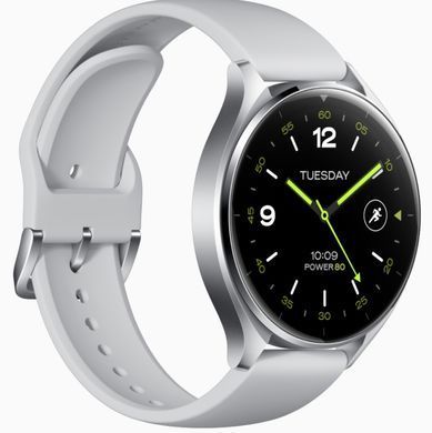 Xiaomi Watch 2 Silver Case With Gray TPU Strap (BHR8034GL)