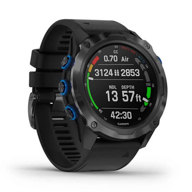 Garmin Descent Mk2i Titanium Carbon Gray DLC with Black Band (010-02132-01/11)