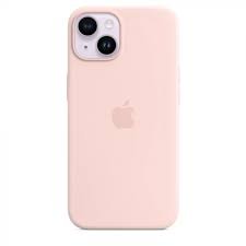 Apple iPhone 14 Silicone Case with MagSafe - Chalk Pink (MPRX3) (EU)