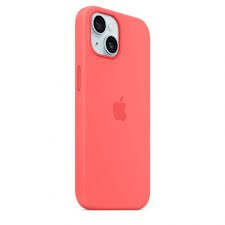 Apple iPhone 15 Silicone Case with MagSafe - Guava (MT0V3) (EU)
