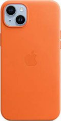 Apple iPhone 14 Plus Leather Case with MagSafe - Orange (MPPF3) (EU)