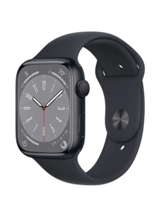 Apple Watch Series 8 GPS 45mm Midnight Aluminum Case w. Midnight Sport Band (MNP13)