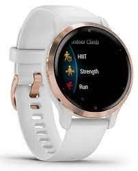 Garmin Venu 2S Rose Gold Bezel with White Case and Silicone Band (010-02429-13)
