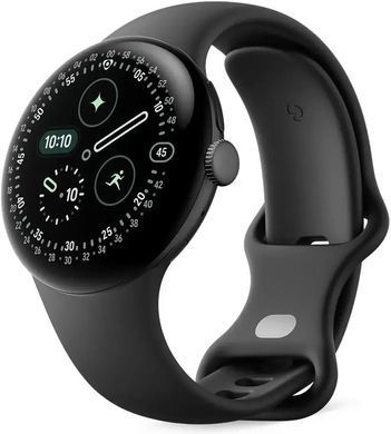 Google Pixel Watch 4 41mm Wi-Fi Matte Black Aluminum case/Obsidian Active Band