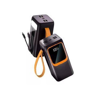Aspor A350 50000mAh (4USB/Type-C/Lightning/22.5W) - чорний