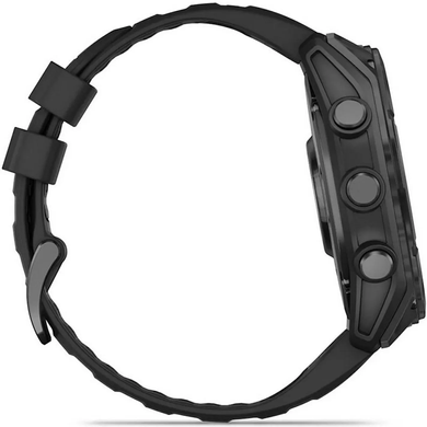 Garmin Fenix 8 51mm AMOLED Slate Gray with Black Silicone Band (010-02905-00)