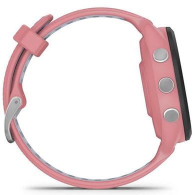 Garmin Forerunner 265S Black Bezel w. Light Pink Case and Light Pink/Whitestone S. Band (010-02810-05/15/55
