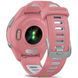 Garmin Forerunner 265S Black Bezel w. Light Pink Case and Light Pink/Whitestone S. Band (010-02810-05/15/55