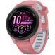 Garmin Forerunner 265S Black Bezel w. Light Pink Case and Light Pink/Whitestone S. Band (010-02810-05/15/55