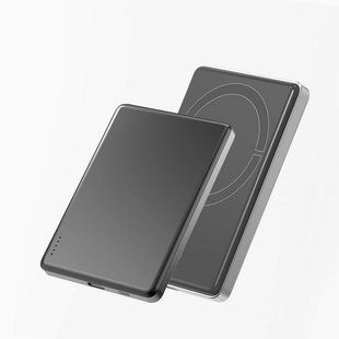 Aspor A381 Magnetic Wireless 5000mAh (Type-C/20W)- сірий